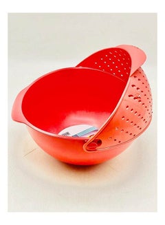 Buy Plastic Food And Rice Strainer Melon Red in Egypt