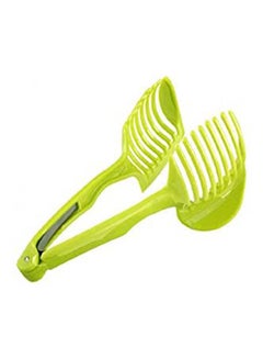 Buy Potato Tomato Onion Lemon Vegetable Fruit Slicer Cutter Holder Green in Egypt