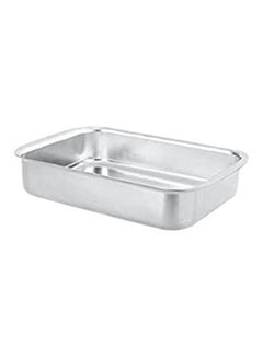 Buy Rectangular Aluminium Tajine 2 Silver in Egypt