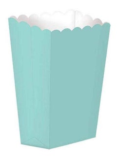 Buy Robins Egg Paper Popcorn Boxes 5Pcs Blue in Egypt