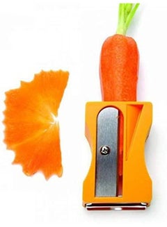 اشتري Sharpener Shaped Carrot Curl Slicer Orange في مصر