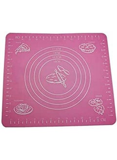 Buy Silicone Baking Mat For Pastry Rolling Pink in Egypt