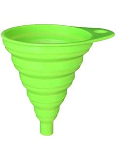 اشتري Collapsible Funnel- Flexible-Foldable-Kitchen Green في مصر