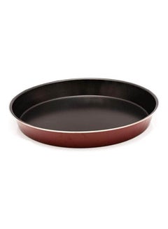 اشتري Non Stick Round Plate Big Red 36x5.5cm في مصر