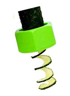 اشتري Creative Spiral Slicer Cucumber Melon Salad Kitchen Tool Green في مصر