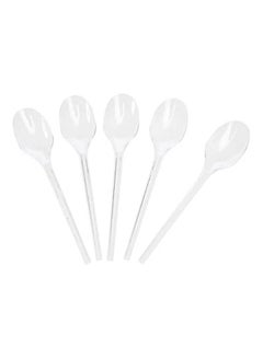 اشتري Disposable Spoons 25 Pieces White في مصر