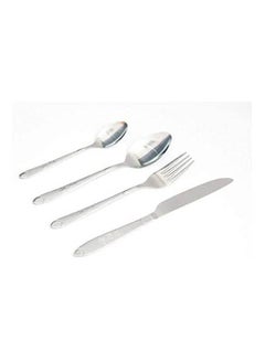 Buy 24 Piece Cutlery Set Silver in Egypt