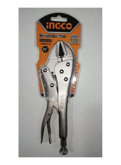 اشتري Hsjp0110 Straight Jaw Pliers Silver في مصر