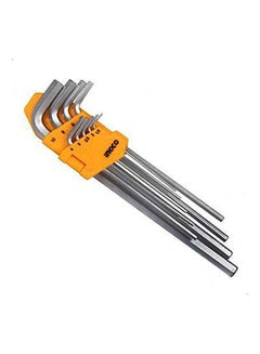 اشتري Long Arm Hex Key Wrench Set Silver 1.5inch في مصر