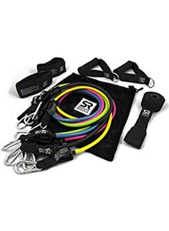 Buy 11Pcs Latex Resistance Bands Fitness Exercise Tube Rope Set Yoga Workout Pull Up Assist Band Resistance Unisex Body Stretch Powerlifting Band in Egypt