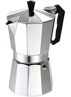 Buy 9-Cup Aluminum Espresso Percolator Coffee Stovetop Maker Mocha Pot Silver in Egypt