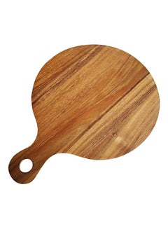 اشتري Wood Pizza Plates Serving Tray Beige في مصر