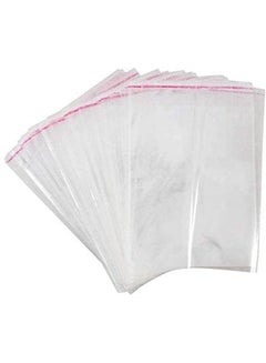 اشتري Sealed Bags With Adhesive Tape 100 Pcs Clear في مصر