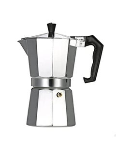 Buy 6Cup Aluminum Espresso Percolator Coffee Stovetop Maker Mocha Pot Silver 410grams in Egypt