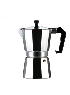 اشتري 12 Cup Aluminum Espresso Percolator Coffee Stovetop Maker Mocha Pot Silver في مصر