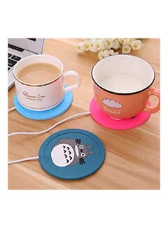 Buy Usb Internal Heater Silicone Coaster Multicolour in Egypt