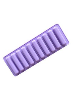 Buy Silicone Mold Food Grade Non Stick Strip Ice Cube Mold Jelly Biscuits Chocolate Candy Cupcake Baking Mold Muffin Pan Purple in Egypt