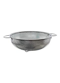 Buy Small Metal Colander 2 Handles Silver in Egypt