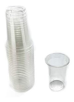 اشتري Plastic Cup 100 Pcs 10 Oz For Cold Or Iced Drinks And Juice/Dispenser Cups Clear في مصر