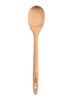 Buy Wooden Cooking Spoon Beige 32cm in Egypt