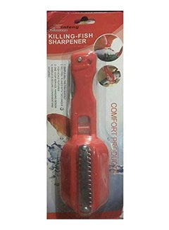 Buy Fish Scale Remover With Cutting Knife Red in Egypt