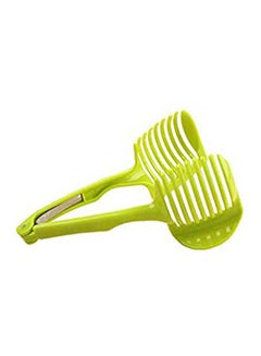 Buy Handheld Lemon Tomato Slicer Green 18.5cm in Egypt