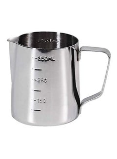 Buy Coffee Milk Frothing Pitcher Cup With Scale Machines Espresso Silver 350ml in Egypt