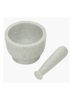 اشتري Marbel Mortar & Pestle Sets White في مصر