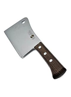 Buy Meat Knife With Wood Handle Silver 38cm in Egypt