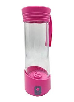 Buy Outdoor Portable Usb Mini Electric Fruit Juicer Handheld Smoothie Maker Blender Juice Cup 0328Z42XG66 Pink in UAE