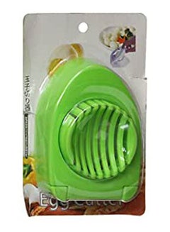 اشتري Plastic Egg Slicer With Label & Shrink Film Green في مصر