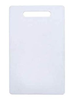 Buy Plastic Cutting Board White 37X21X1.5cm in Egypt