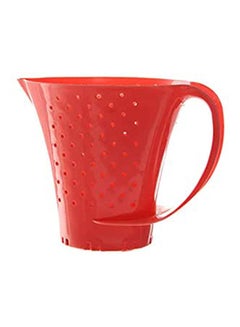 اشتري Plastic Rice Strainer Cup Shape Red في مصر