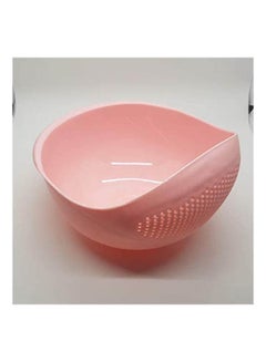 Buy Plastic Wash Sieve For Rice Vegetables And Fruits Pink in Egypt