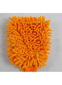Buy Housework Cleaning Non-slip Washing Gloves Orange in Egypt