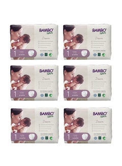 Buy Eco-Friendly Diapers, Size 1, 2-4Kg, 216 Diapers,Mega Pack in UAE
