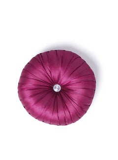 Buy Decorative Cushion , Size 30X30 Cm Dark Pink - 100% Polyester Bedroom Or Living Room Decoration Polyester Dark Pink Standard Size in Saudi Arabia