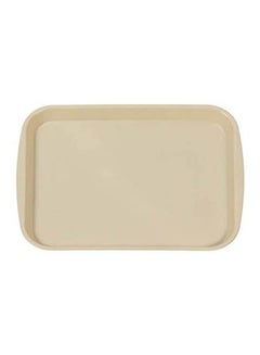 اشتري Plastic Serving Tray Beige في مصر