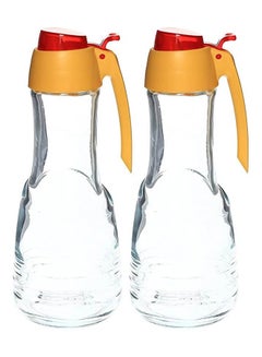 Buy Oil And Vinger Bottle Set - 2 Pcs Multicolour in Egypt
