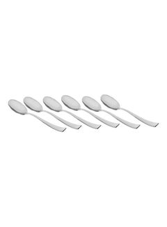 اشتري Large Stainless Steel Spoons Set Silver 24x12cm في مصر