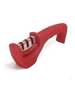 اشتري Kitchen Knife Sharpener - 3-Stage Red في مصر