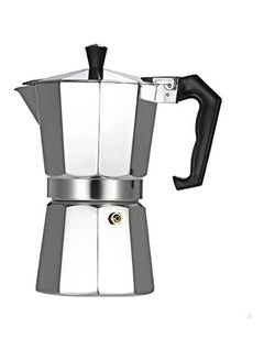 Buy 3-Cup Espresso Percolator Coffee Stovetop Maker Mocha Pot Silver in Egypt