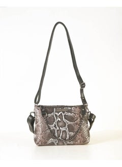 اشتري Casual Solid Leather Waist Bag Dark Brown في مصر