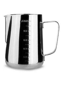 اشتري Milk Frothing Pitcher Jug - Stainless Steel Coffee Cup SIlver 600مل في مصر