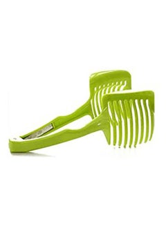 Buy Tomato Slicer Fruits Cutter Stand Tomato Lemon Cutter Green in Egypt