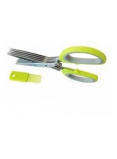 Buy Multifunctional Vegetable Scissors Silver/Green in Egypt