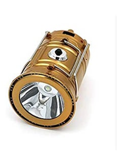 اشتري Led Solar Powered Collapsible Flashlights Gold في مصر