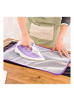 اشتري Anti Skid Anti Scalding Ironing Heat Insulation Pad White 60x40cm في مصر