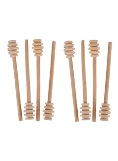 Buy 8 Pcs Honey Spoons Set Beige in Egypt