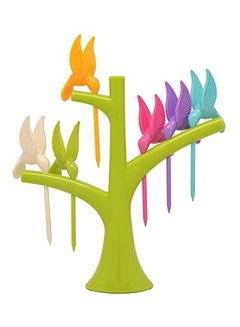 اشتري Birdie Fruit Fork Birds On The Tree Green في مصر